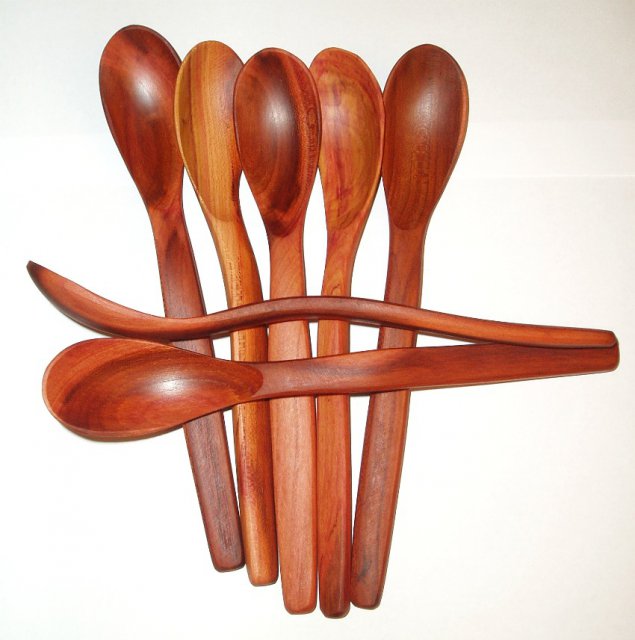 Dřevěná lžíce - Na teplé pokrmy - Švestka > varianta užší náhubek