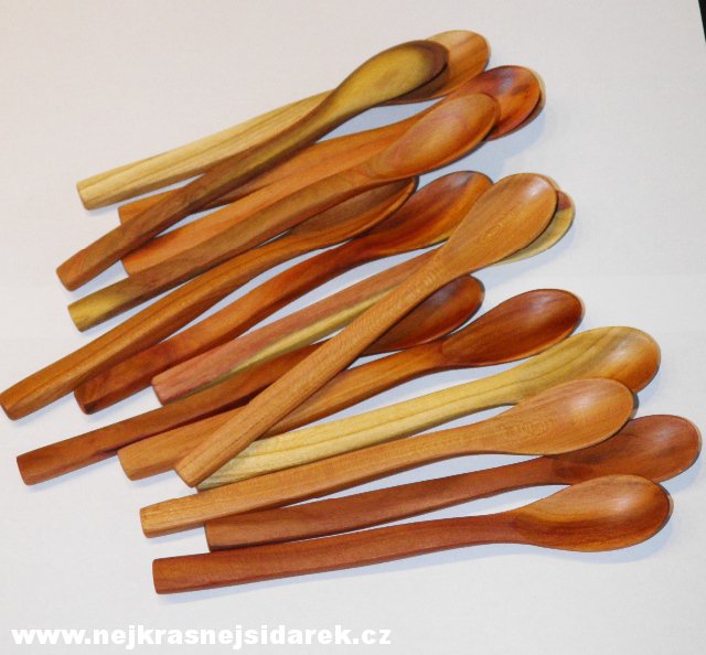 Dřevěná lžička - Dezertní- Pro děti na příkrm > varianta ŠVESTKA