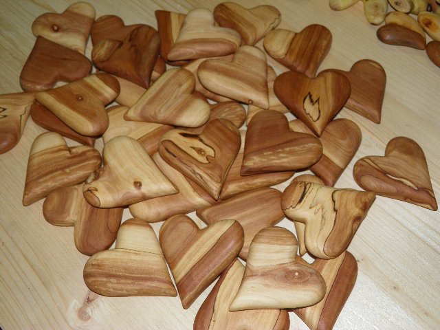 Srdíčko do ruky - JABLOŇ > varianta 2 > 6x6cm