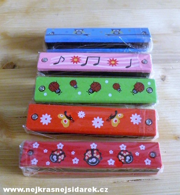 Harmonika - Dřevěná > varianta Mix