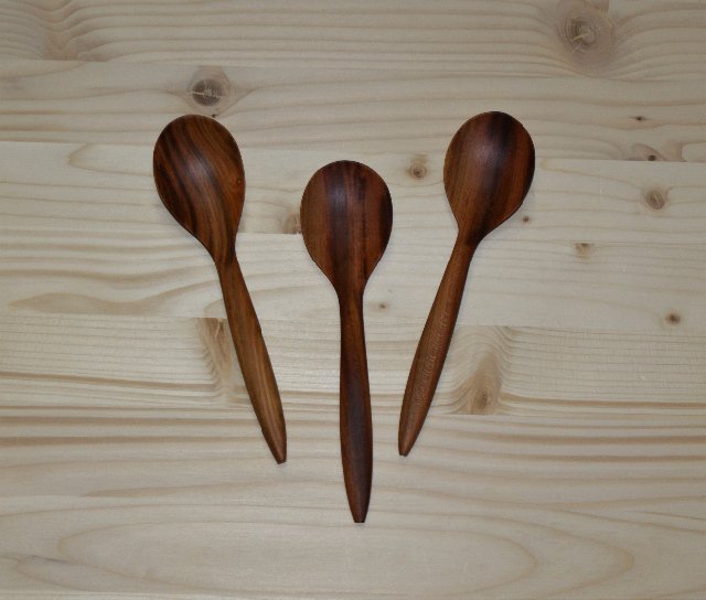 Dřevěná lžička - Dezertní > varianta Švestka