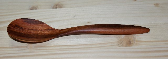 Dřevěná lžička - Dezertní > varianta Švestka