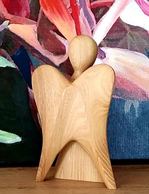 Anděl ze dřeva - velký > varianta Akát