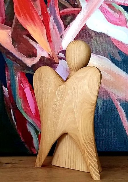 Anděl ze dřeva - velký > varianta Akát