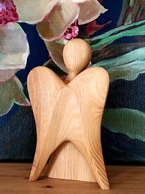 Anděl ze dřeva - velký > varianta Akát