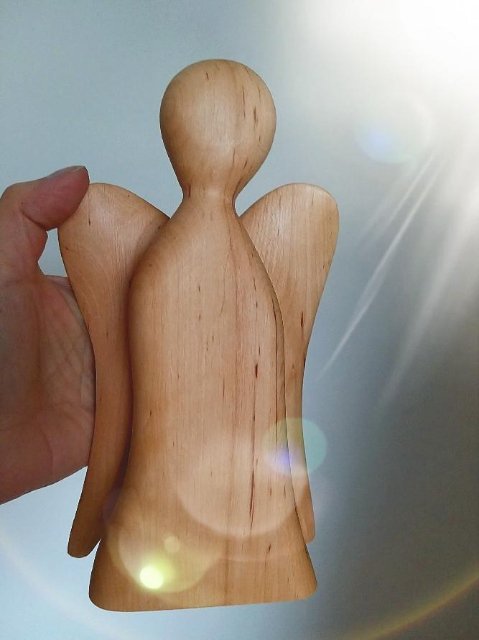 Anděl ze dřeva - velký > varianta Olše