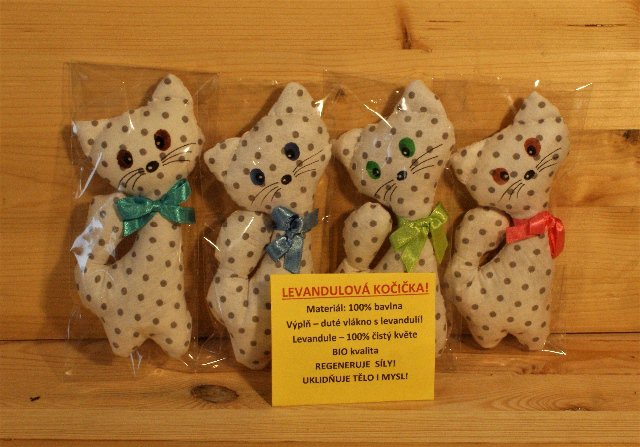 Levandulové kočičky > varianta Bílá