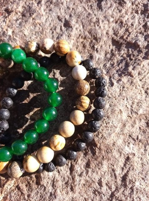 Sada broušených minerálu - Štír > varianta pánská