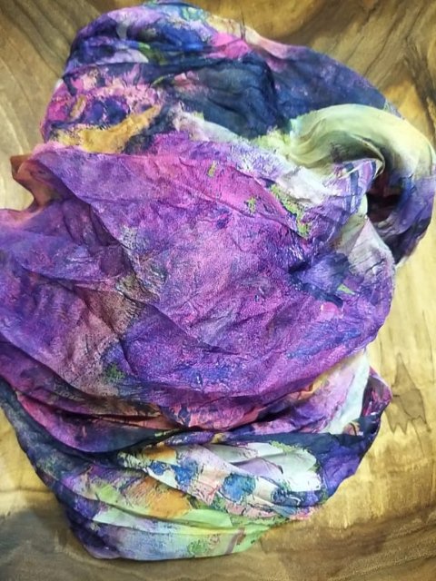 Tunel barevné fleky > varianta fialová