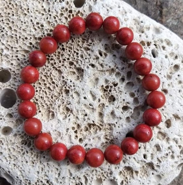 Set dřevěných náramků s Korálem > varianta Pánská, dámská, dětská