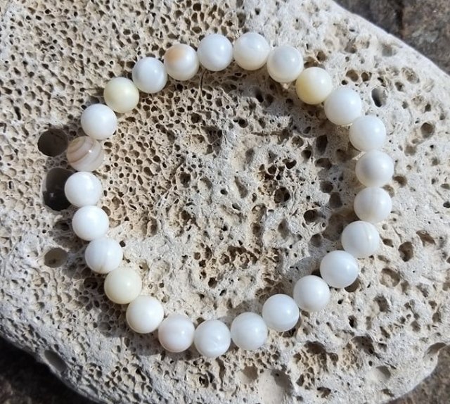 Set dřevěných náramků s perletí > varianta Pánský,dámský, dětská