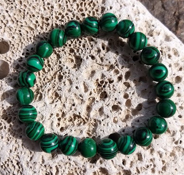 Pár malachitu se dřevem > varianta PÁNSKÁ, DÁMSKÁ, DĚTSKÁ