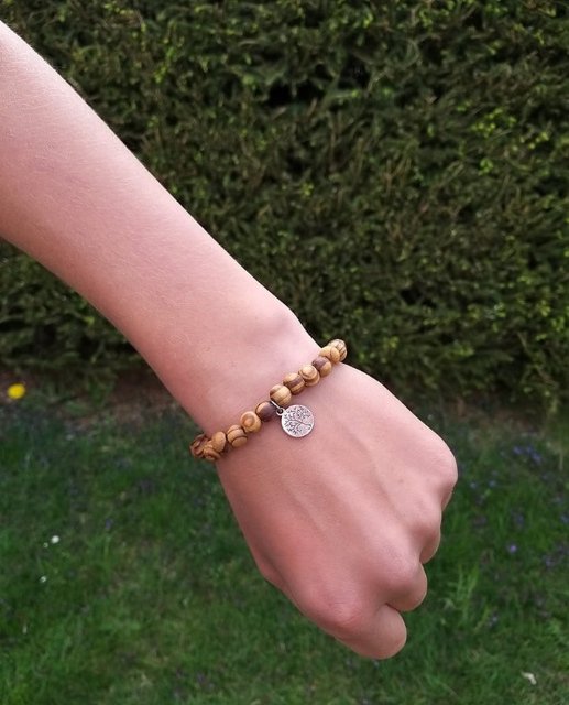 Třešňový náramek se stromem života > varianta PÁNSKÁ, DÁMSKÁ, DĚTSKÁ