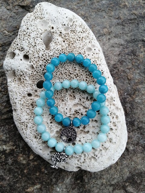 Náramek se stromem života - Amazonit > varianta PÁNSKÁ, DÁMSKÁ, DĚTSKÁ