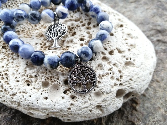 Náramek se stromem života - Sodalit > varianta PÁNSKÁ, DÁMSKÁ, DĚTSKÁ