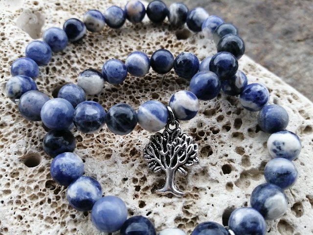 Náramek se stromem života - Sodalit > varianta PÁNSKÁ, DÁMSKÁ, DĚTSKÁ
