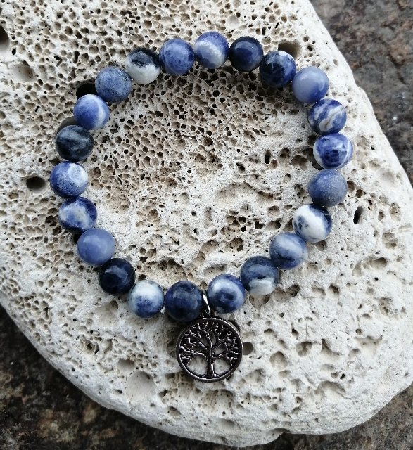 Náramek se stromem života - Sodalit > varianta PÁNSKÁ, DÁMSKÁ, DĚTSKÁ