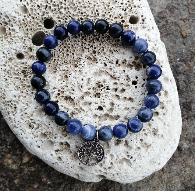 Náramek se stromem života - Sodalit > varianta PÁNSKÁ, DÁMSKÁ, DĚTSKÁ