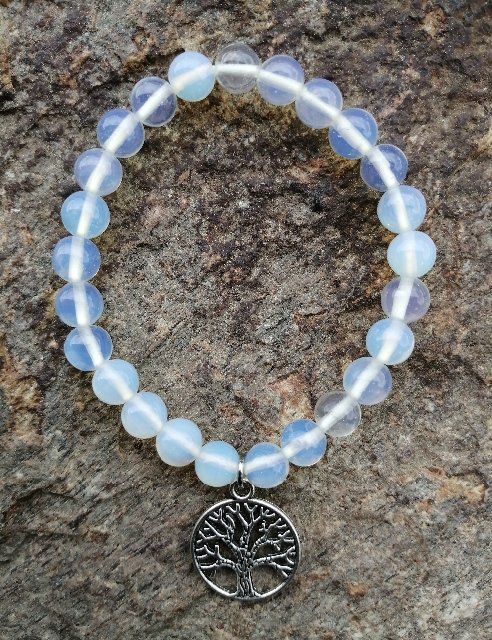 Náramek se stromem života - Měsíční kámen > varianta PÁNSKÁ, DÁMSKÁ, DĚTSKÁ