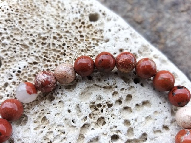 Jaspisový náramek s lví hlavou > varianta PÁNSKÁ, DÁMSKÁ, DĚTSKÁ