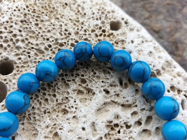 Náramek s rukou fatimy - Tyrkys > varianta PÁNSKÁ, DÁMSKÁ, DĚTSKÁ