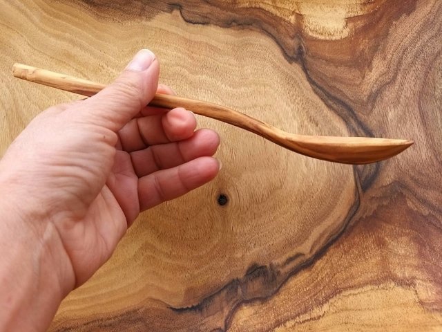 Dřevěná lžíce z olivového dřeva > varianta velká lžíce