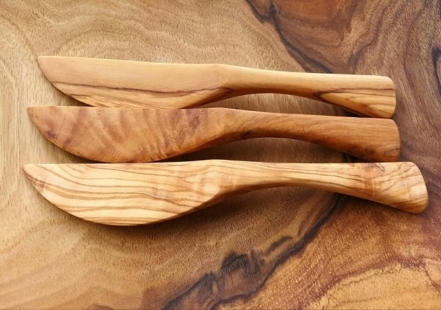 Dřevěný nůž - Oliva > varianta oliva