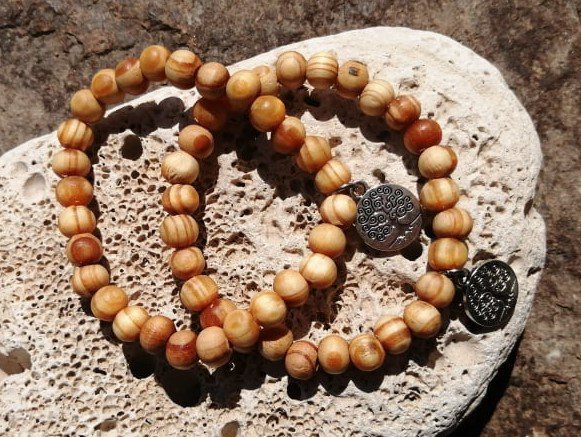 Borovicový náramek se stromem života > varianta PÁNSKÁ, DÁMSKÁ, DĚTSKÁ