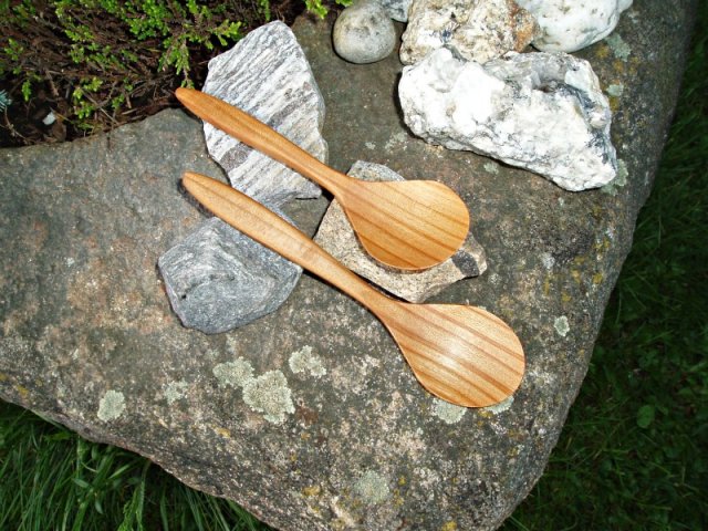 Dřevěná lžička - Dezertní > varianta Třešeň