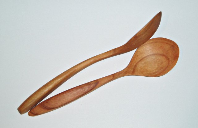 Dřevěná lžička - Dezertní > varianta Třešeň