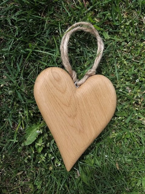 Srdce na zavěšení > varianta Dub