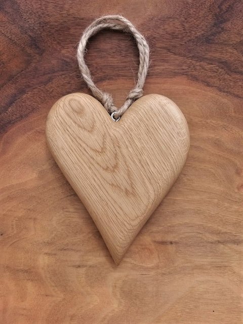 Srdce na zavěšení > varianta Dub