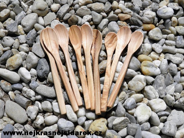 Dřevěná lžička - Dezertní- Pro děti na příkrm - OLIVA > varianta OLIVA