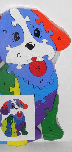 Puzzle > varianta Pejsek - modrý