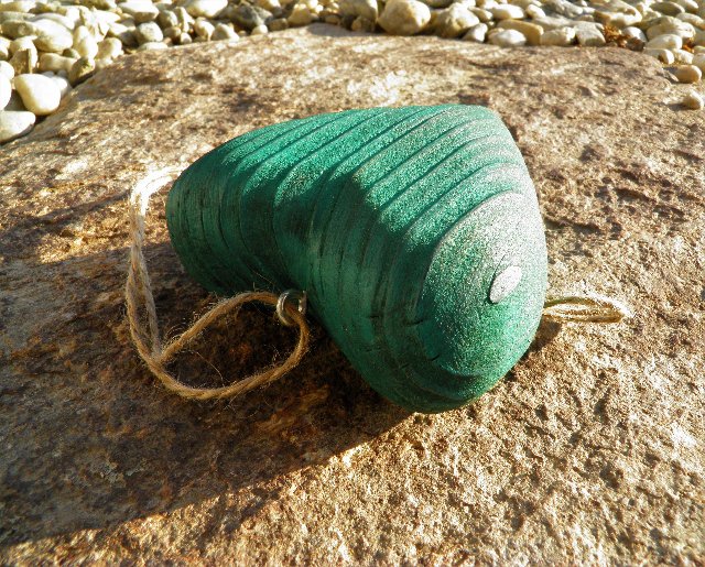 Srdce ze dřeva - Srdce z lásky - zelené - menší  > varianta Modřín