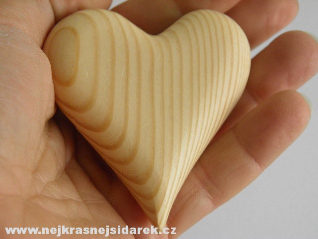 Srdíčko do ruky - Borovice > varianta Borovice > 6x6cm