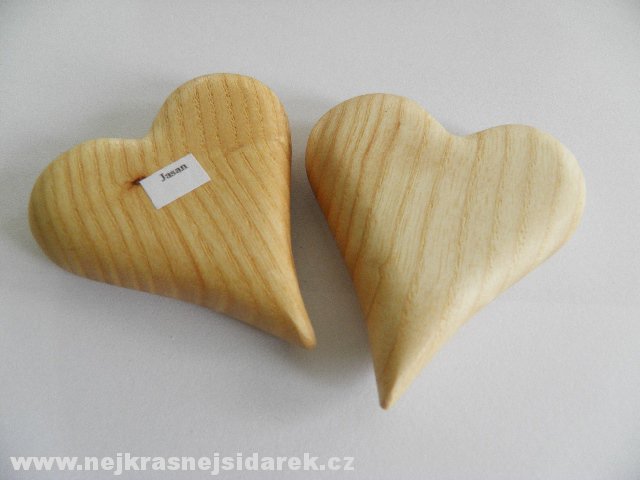 Srdíčko do ruky - Jasan > varianta JASAN > 6x6cm