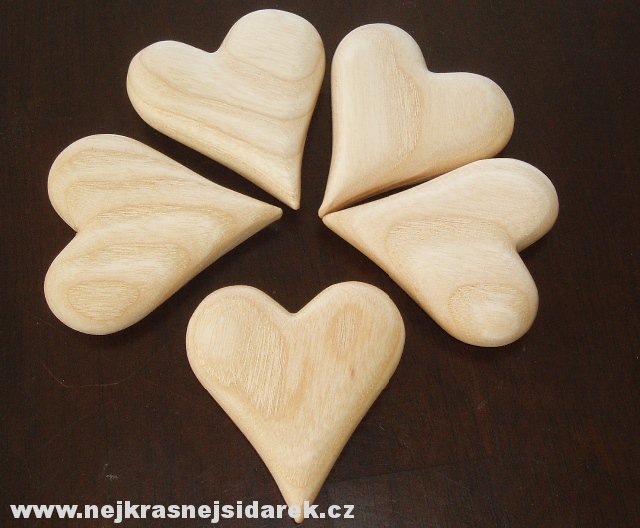 Srdíčko do ruky - Jasan > varianta JASAN > 6x6cm