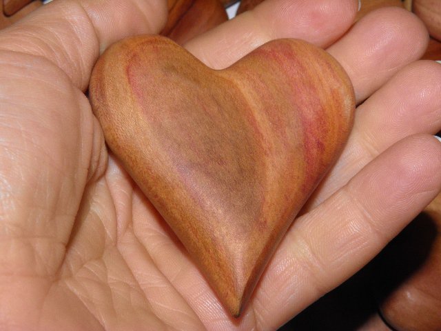 Srdíčko do ruky - ŠVESTKA > varianta ŠVESTKA > 6x6cm