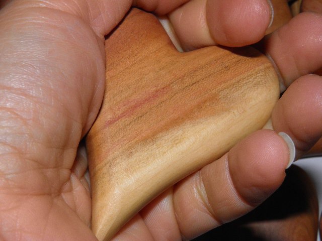 Srdíčko do ruky - ŠVESTKA > varianta ŠVESTKA > 6x6cm