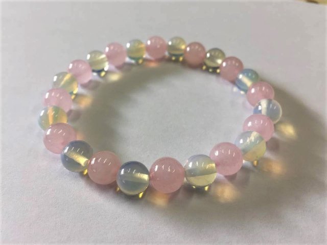 Růženinovo-měsíční náramek > varianta 3. obvod 20 cm-větší velikost