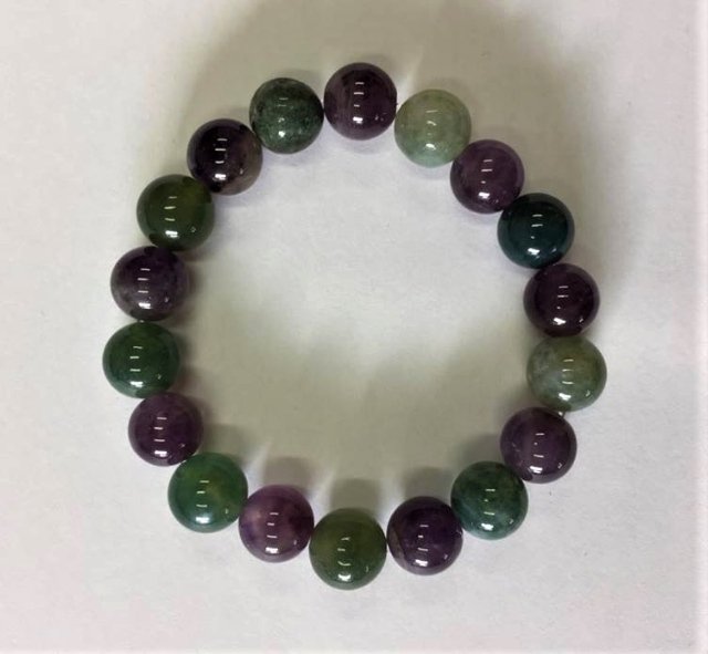 Ametystovo - achátový náramek > varianta 3. obvod 20 cm-větší velikost