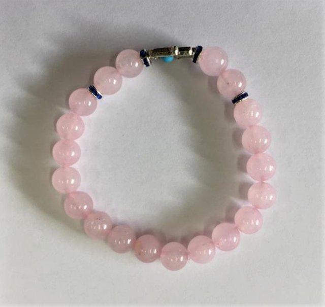Růženinový náramek s rukou Fatimy > varianta 2. obvod 18 cm-obvyklá velikos