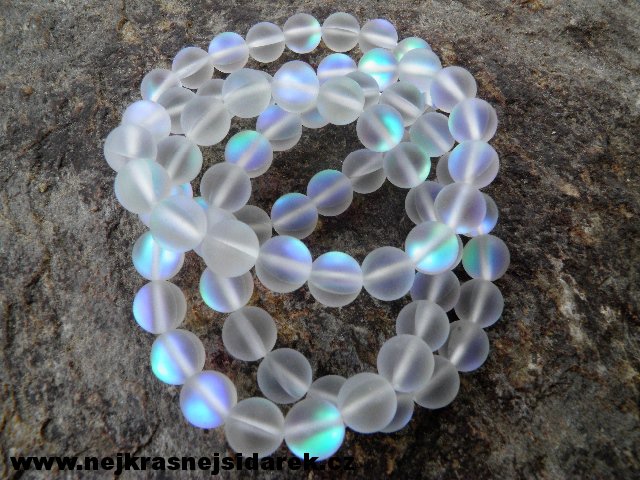 Léčivý náramek z minerálů > varianta Bílá