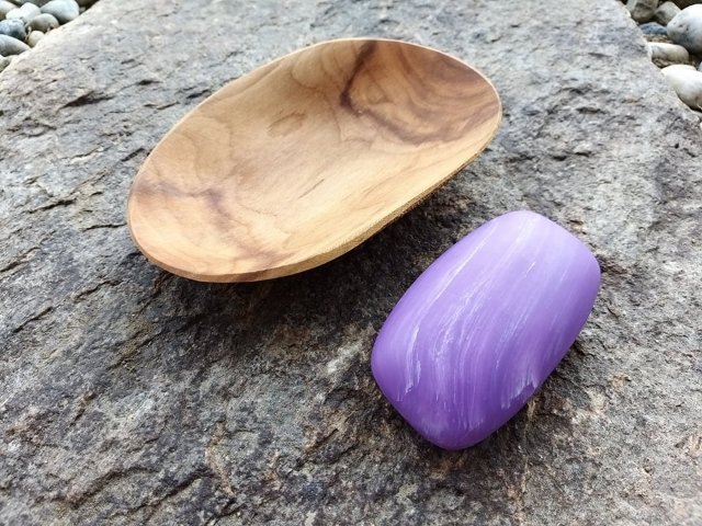 Švestková miska na mýdlo > varianta švestka