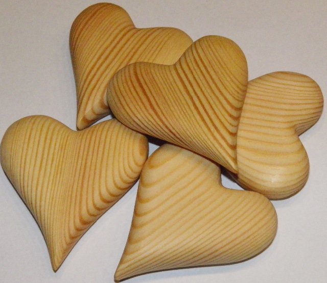 Srdíčko do ruky - BOROVICE > varianta BOROVICE > 6x6cm