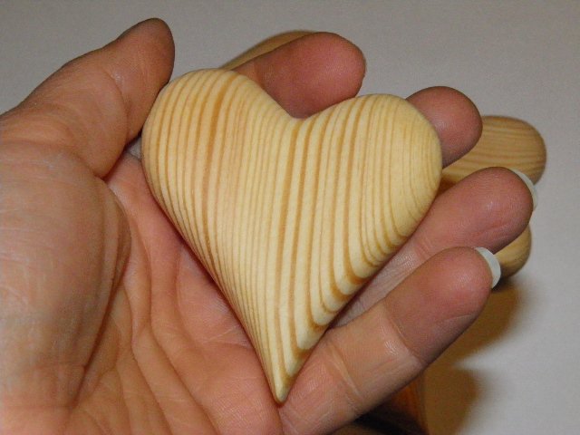 Srdíčko do ruky - BOROVICE > varianta BOROVICE > 6x6cm