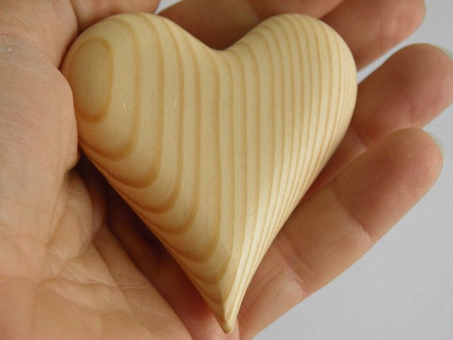 Srdíčko do ruky - BOROVICE > varianta BOROVICE > 6x6cm