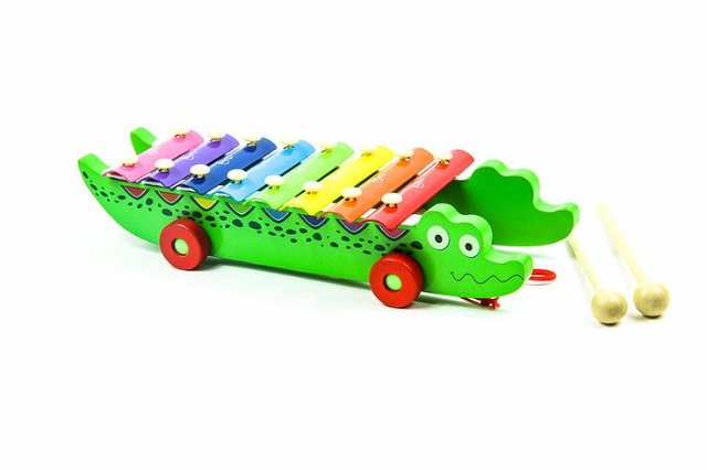 Xylofon krokodýl > varianta zelený