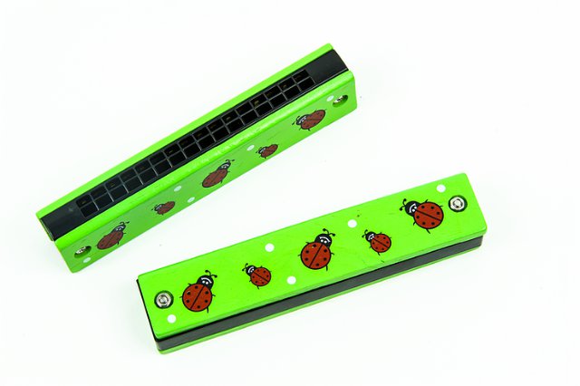 Dřevěná harmonika > varianta mix barev